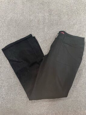 BeBop Black Boot-Cut Pants with Front Pocket